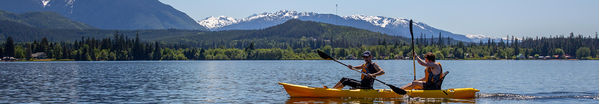 Kayaking Lake Banner 3