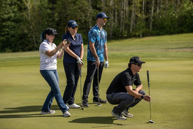 Golf players on the course