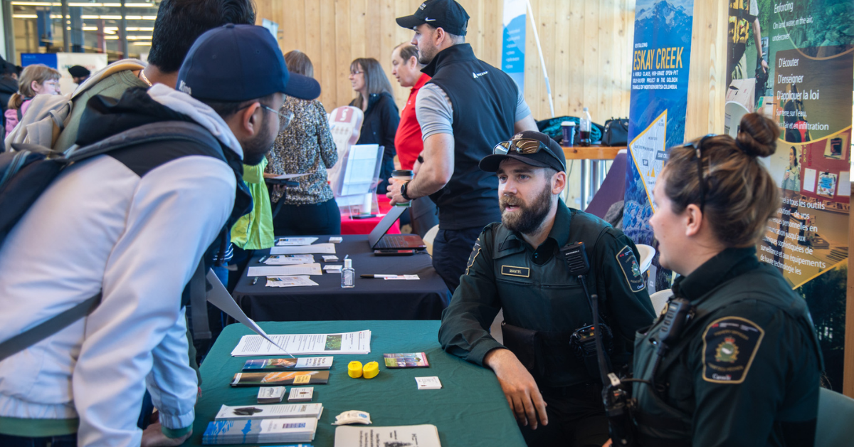 CMTN students chat to employers at 2024 career fair in Terrace