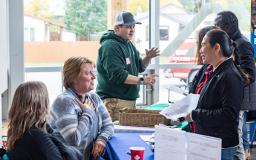 Students Engage with Employers at the Career Fair